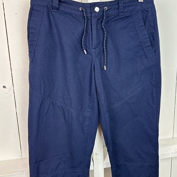 Lauren Ralph Lauren Active Blue Ankle Length Casual Navy Blue Pants Size 4 - Picture 7 of 10
